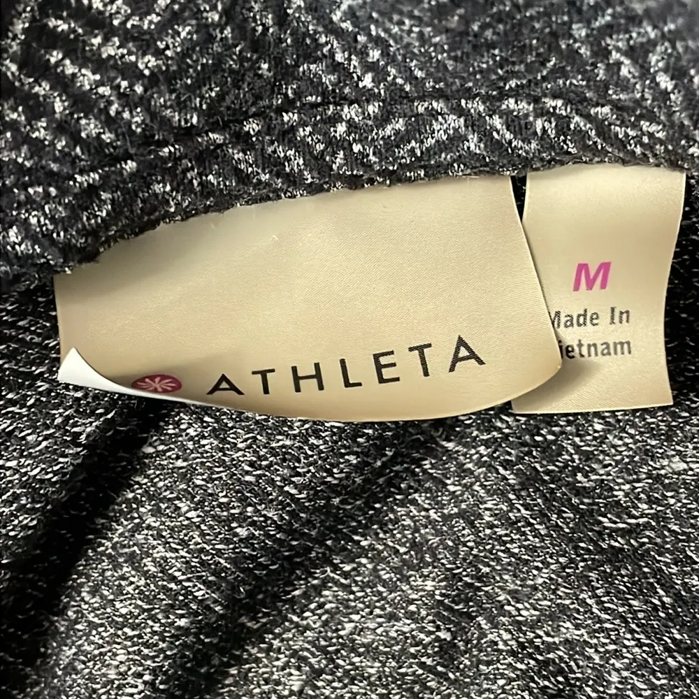 Athleta Black Print Zip Up Jacke - Image 7