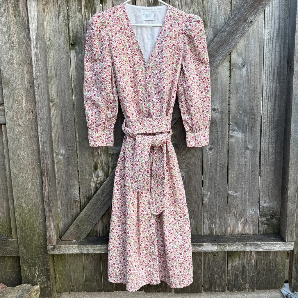 NWOT Hyacinth House Tuckernuck Pink Floral Nellie Dress Medium Retail $158 - Image 2