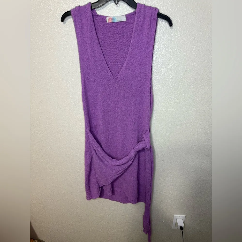 Poppy Sweater Mini Dress in Orchid Rain - Image 2