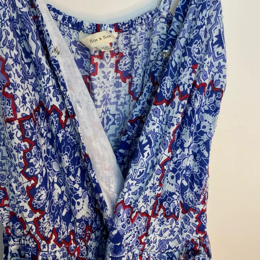 Sim & Sam spaghetti straps maxi dress Blue Size XS - Image 8