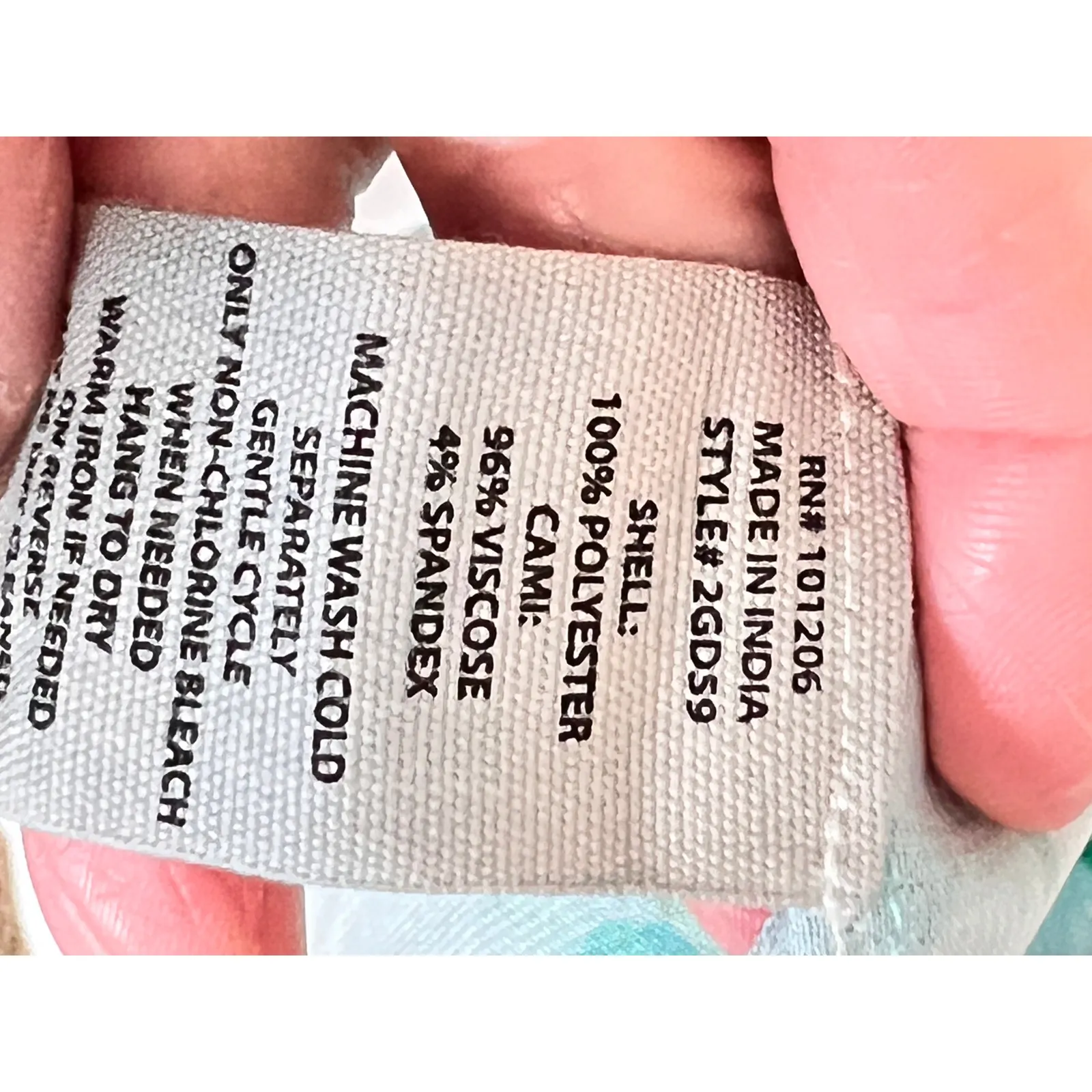 Soft Surroundings size XL button-up shirt green/blue coconut girl office attire - Image 6