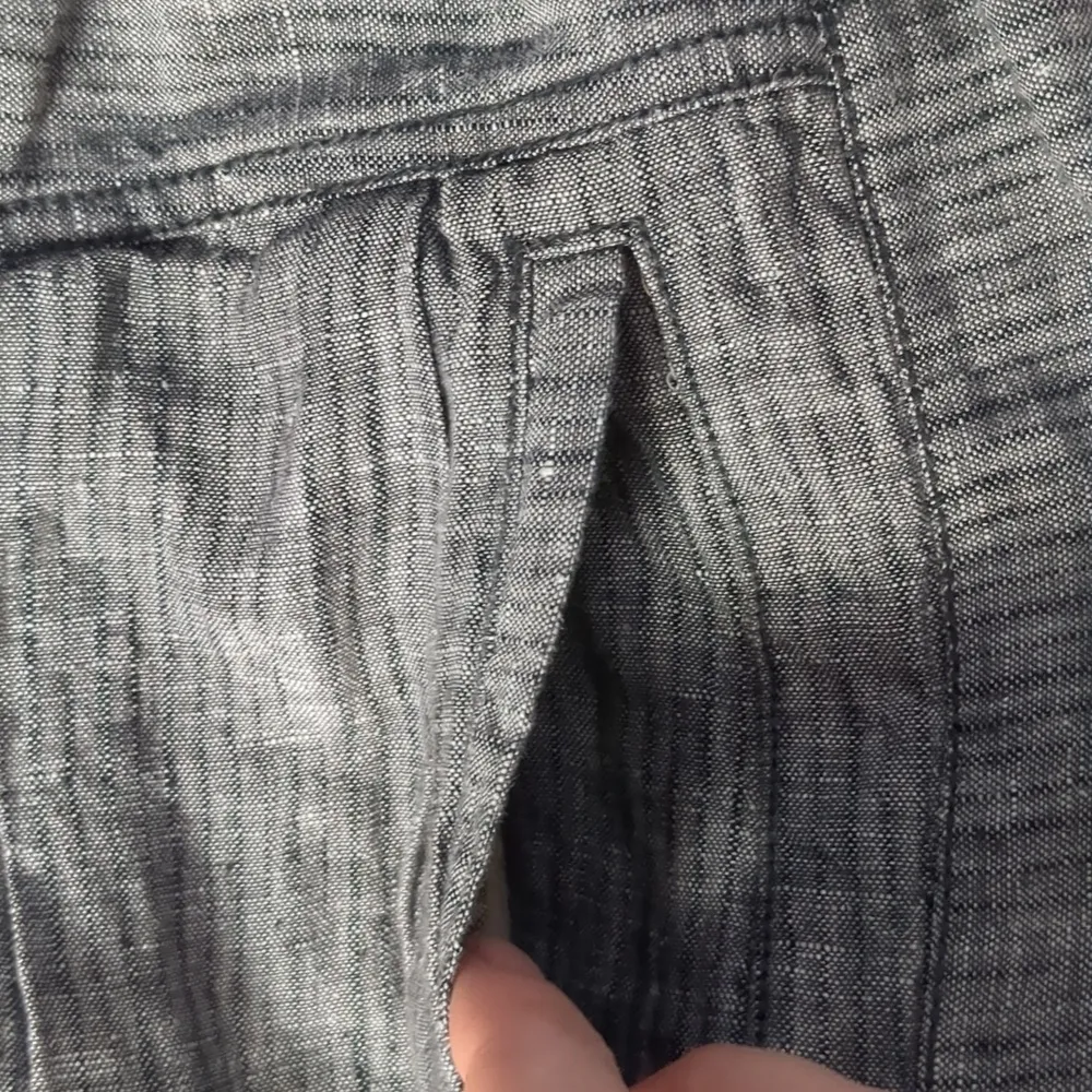 HEI hei x Anthropologie gray linen pants size XS - Image 2