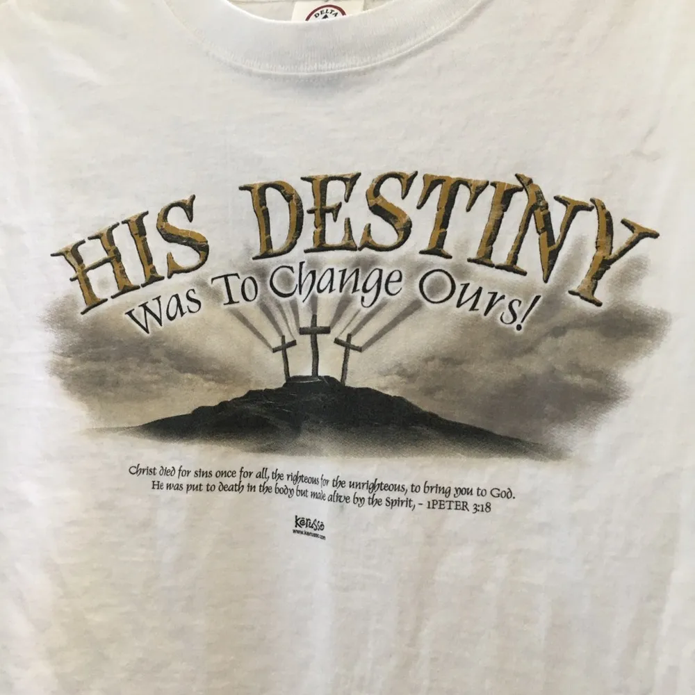 FINAL MARKDOWN Ladies religious tee medium - Image 2