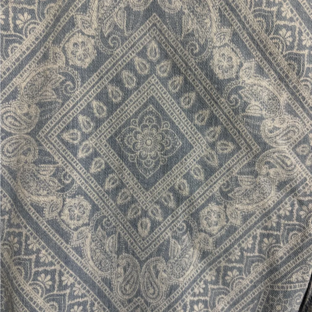 Chico’s Perfect Stretch Girlfriend Slim Leg Ankle Print Crop Jeans Size 2.5/14 - Image 4