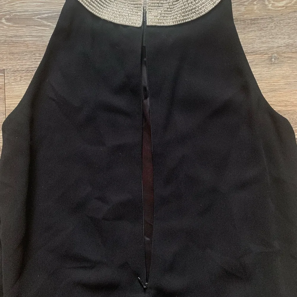 Vintage Datiani Black Beaded Mini Dress 10 - Image 6