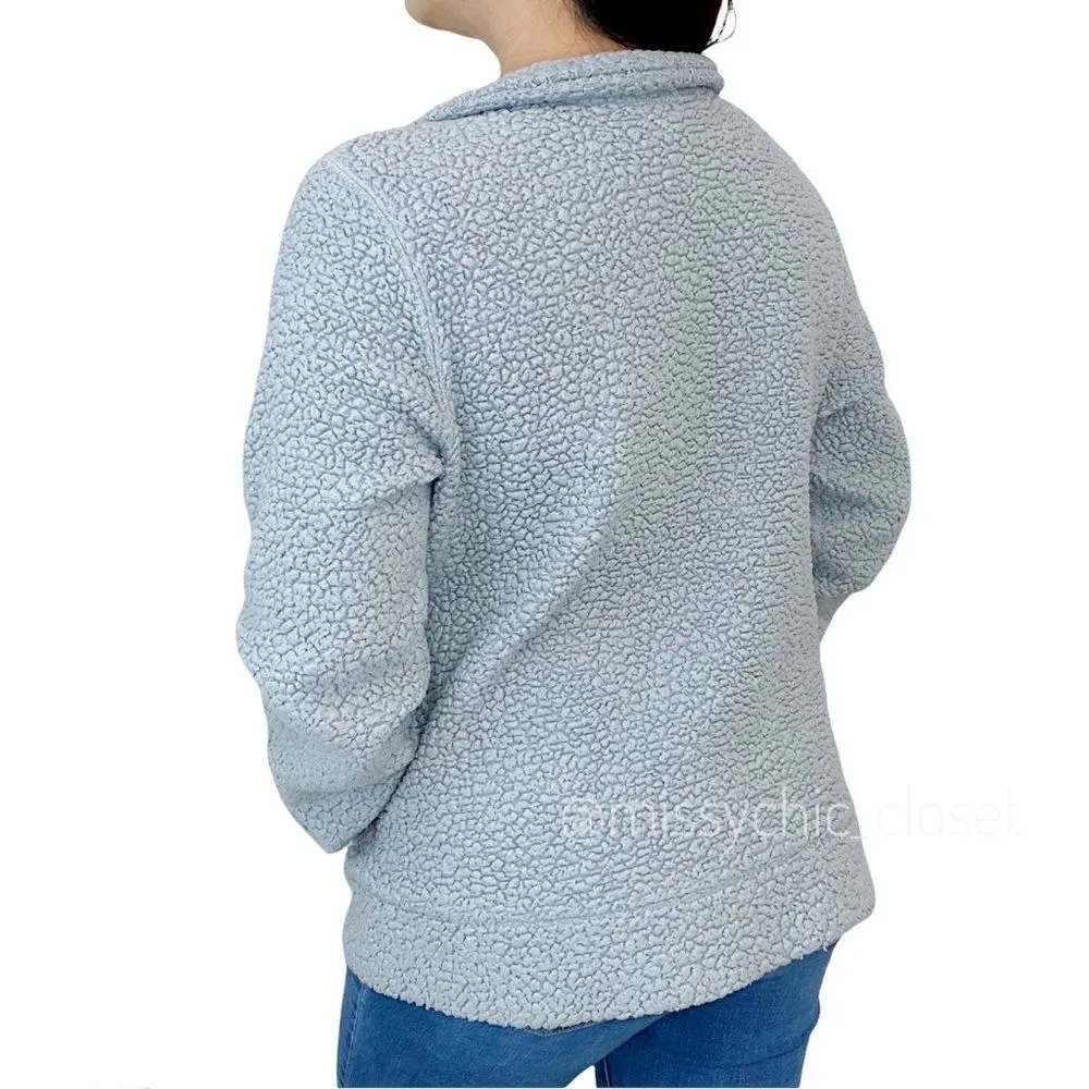 Sonoma Women’s Size Medium Gray Women’s Sherpa Jacket - Image 6