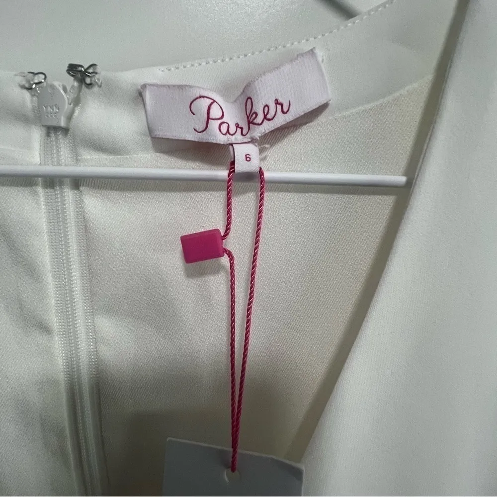 Parker Catherine Flutter Sleeve Women's Romper, New with Tags, Small,  MSRP $298 - Image 5