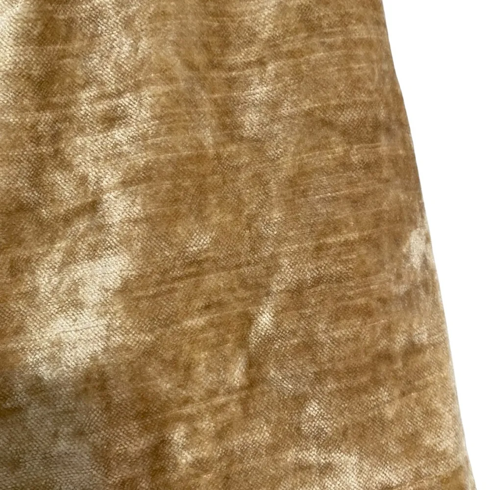 Free People Dust To Dust Crushed Velvet Tan Mini Skirt Festival size 6 - Image 6