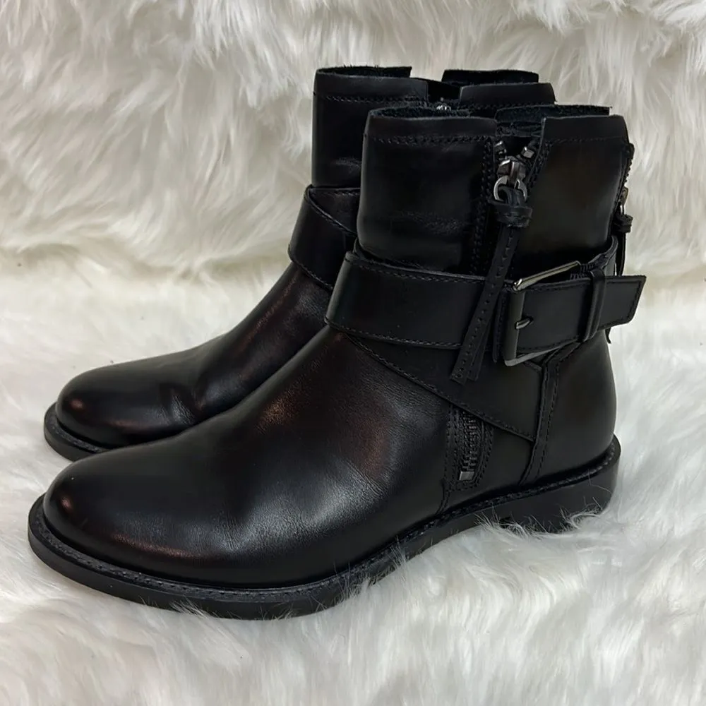ECCO BOOTS | SARTORELLE 25 BUCKLE BOOT BLACK LEATHER SIZE 6 B29 - Image 2