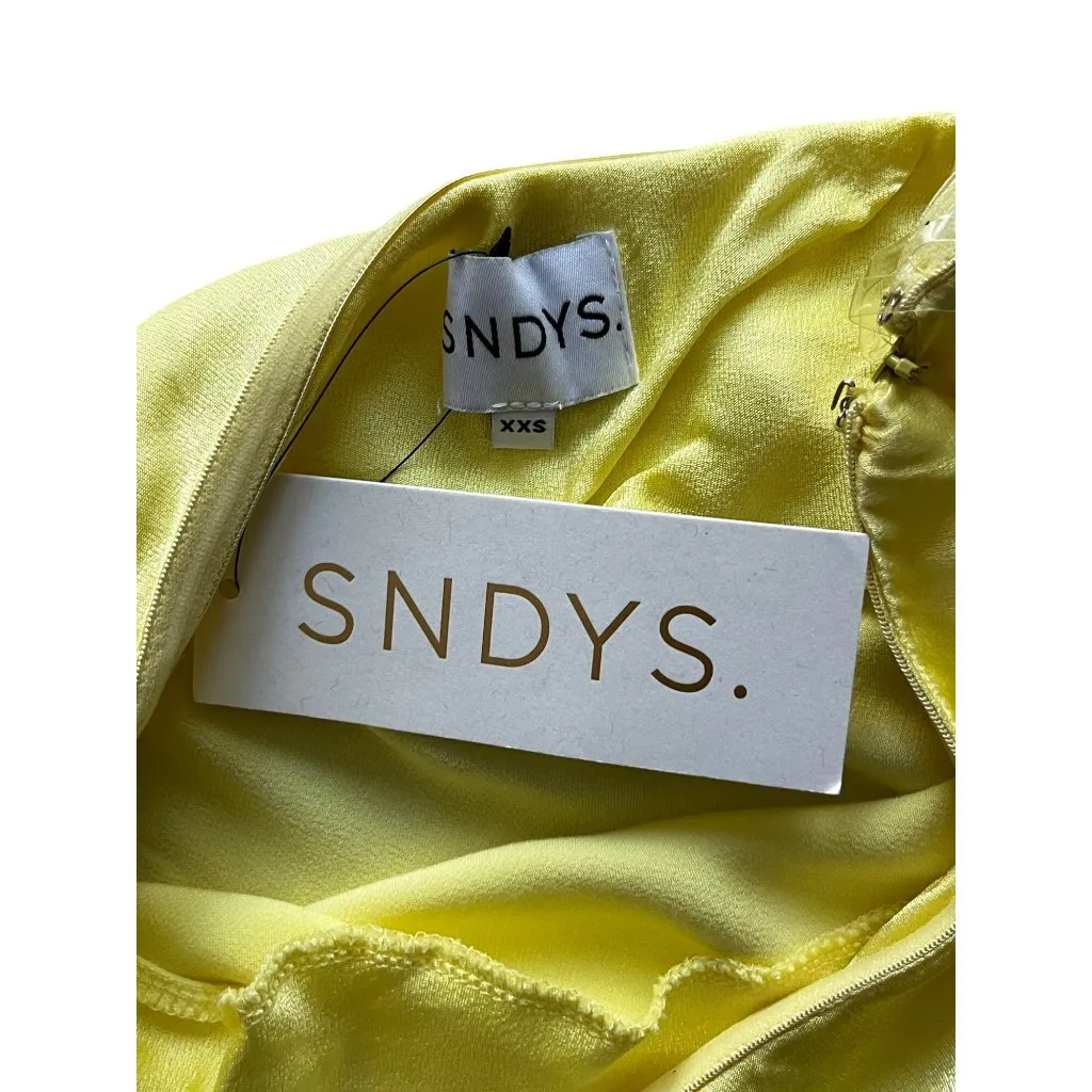 SNDYS x REVOLVE Angel Strapless Midi Dress in Yellow XX - Image 8