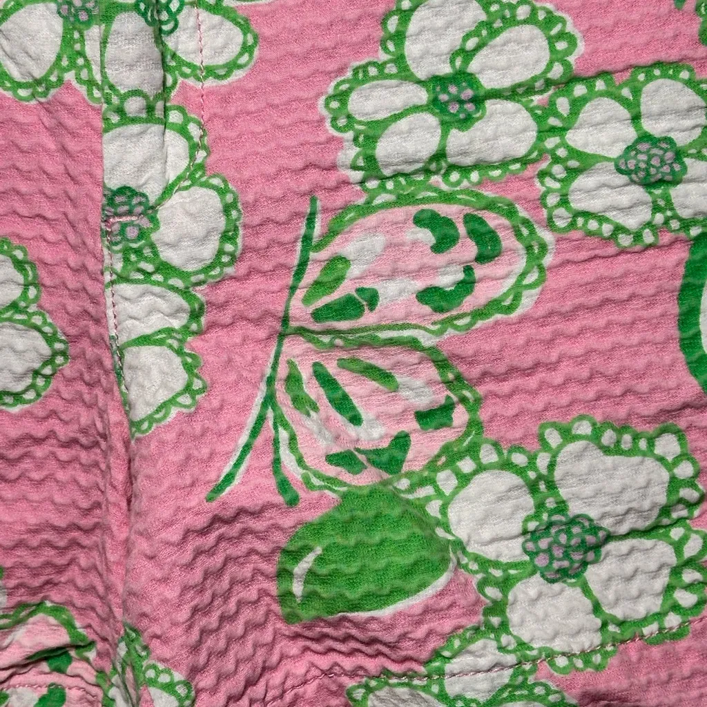 Lilly Pulitzer‎ Callahan Shorts Tootie Fruity Floral Butterfly Size 8 Resortwear - Image 3