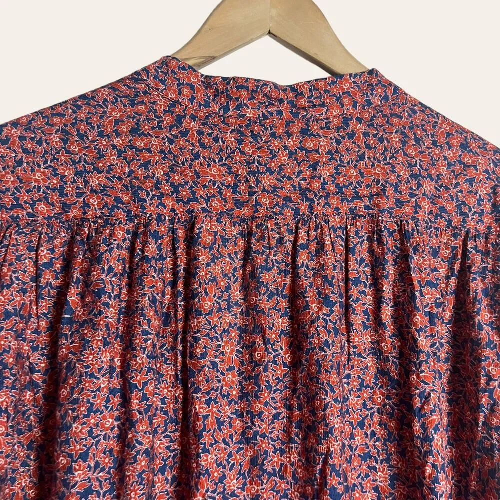 Rebecca Minkoff Chloe Smocked Floral Print Mini Dress Size S - Image 7