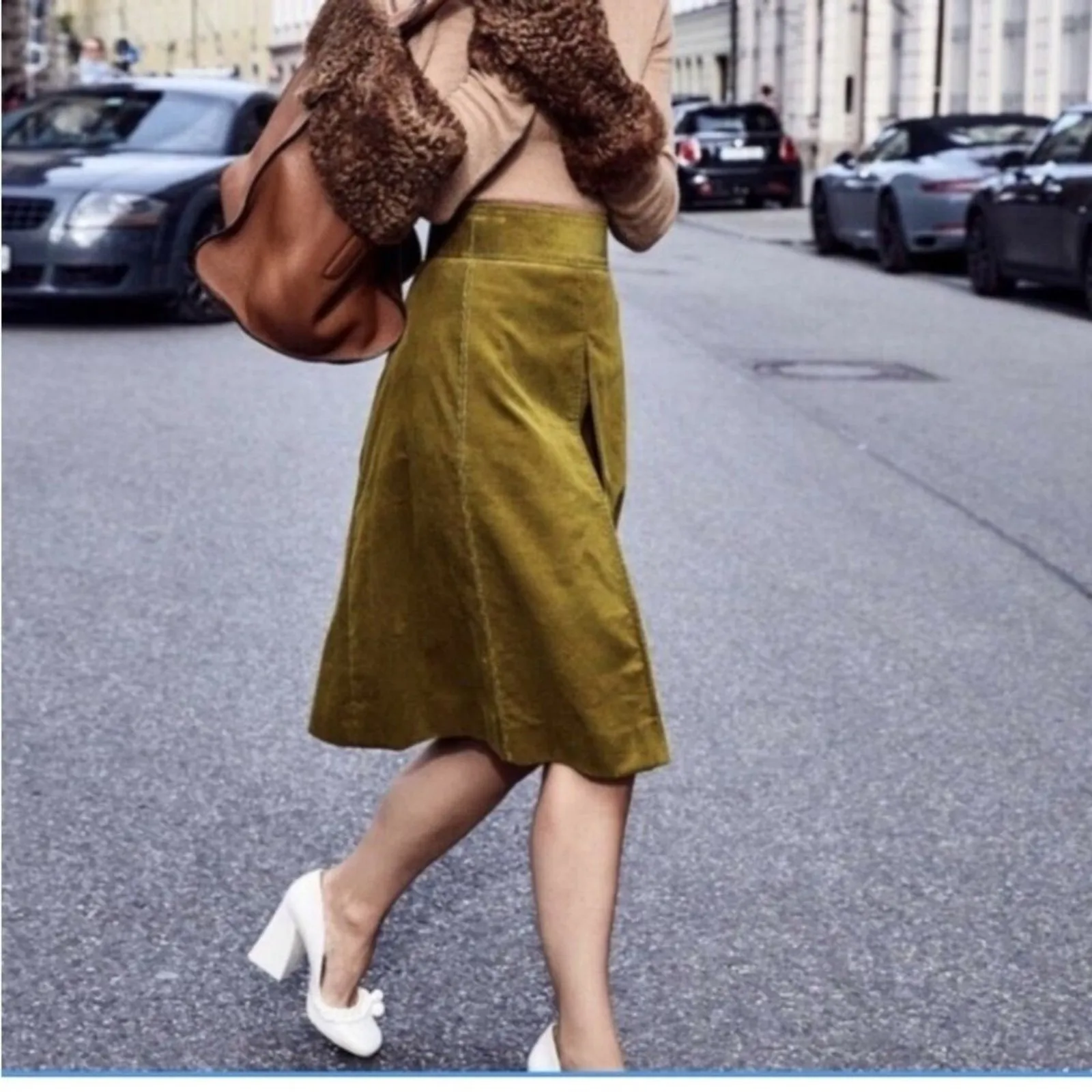 NIB TORY BURCH Ivory Addison Pump Box Calf Heels Women's Sz 5.5 Shoes NEW 44916 - Image 11