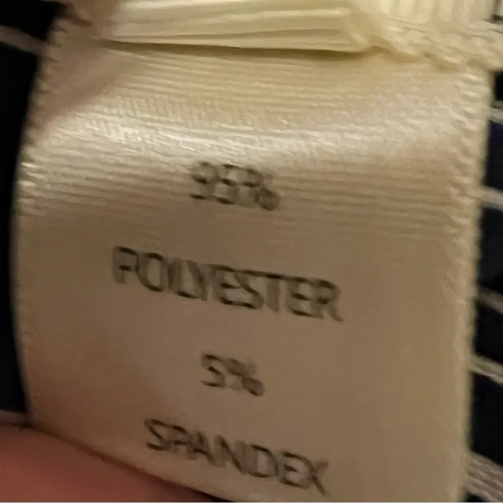 Monteau Navy and White Striped Jumpsuit - Image 7