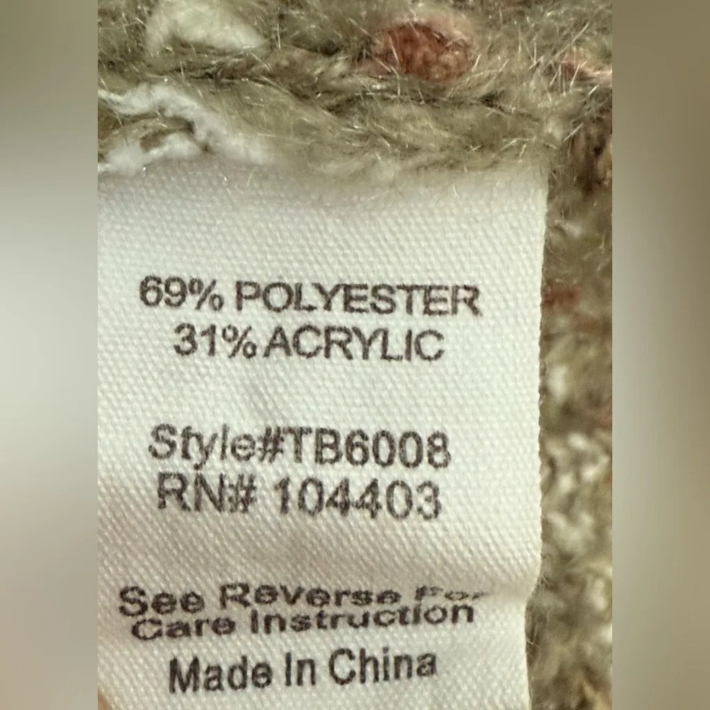 Blu Pepper Textured Knit Sweater in Brown - Image 4