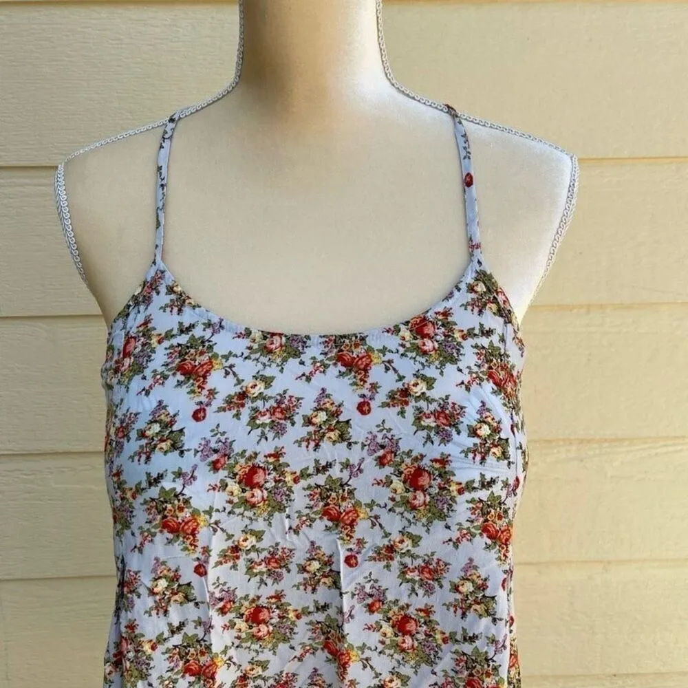 Anthropologie Staring at Stars Floral Strappy Mini Dress M Coquette Cottagecore - Image 3