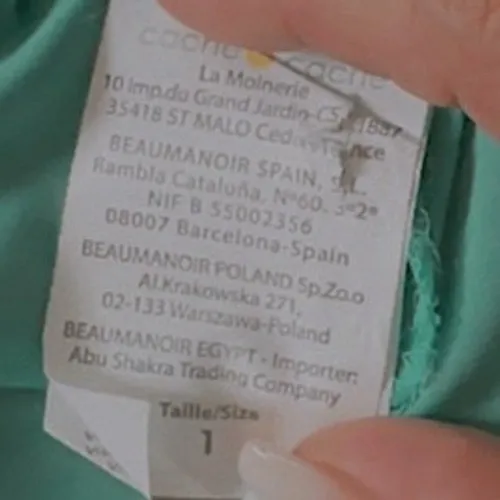 Cache Cache Lace Peplum Top Mint Green Cap Sleeve Junior Size 1 - Image 6