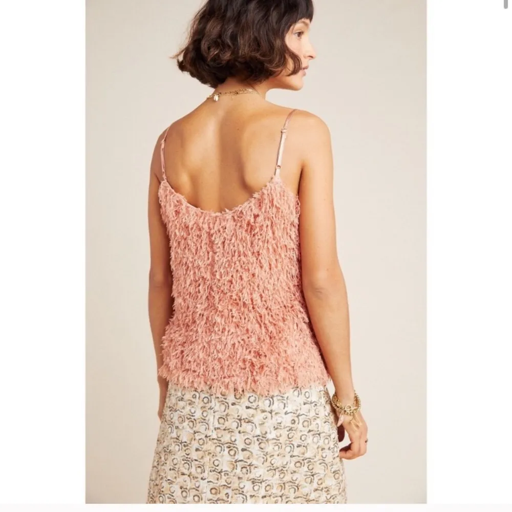 NWT Anthropologie Coral Feather Tank Top - Image 2