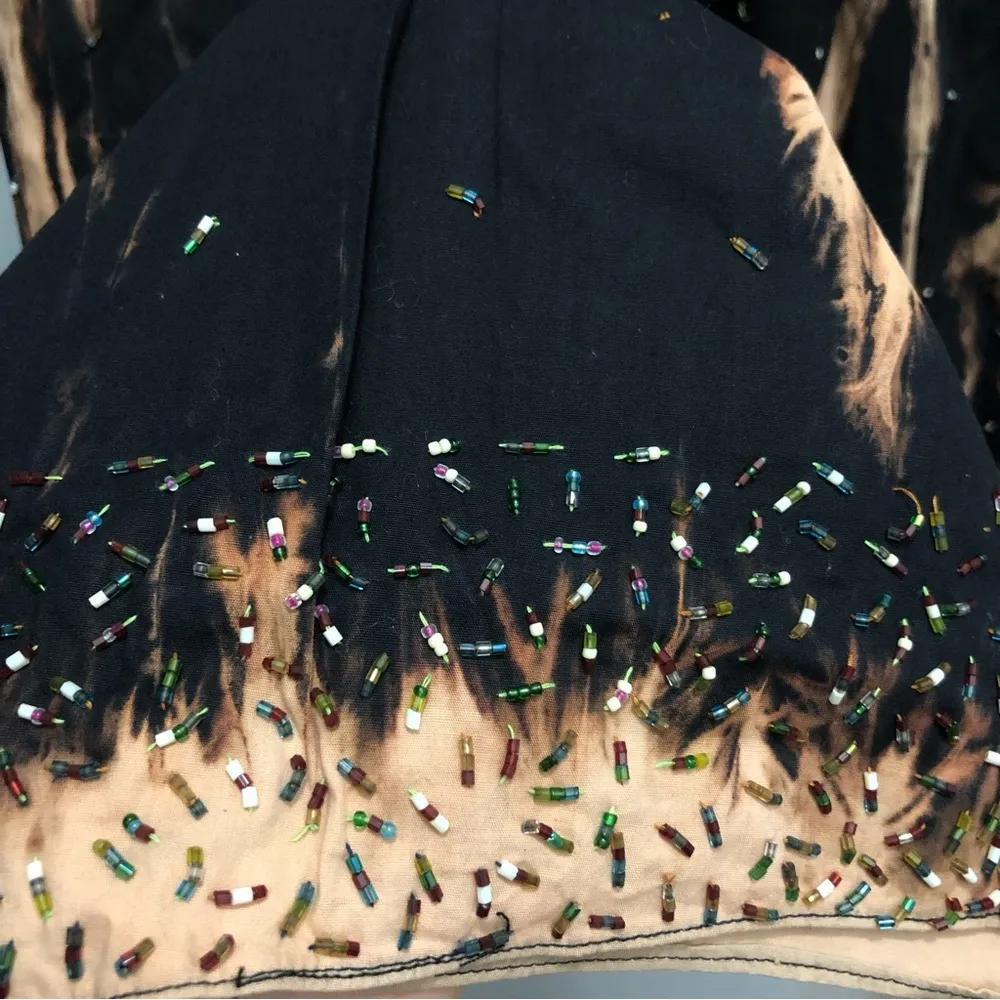 Vintage 60s 70s Women Palazzo Tie - Image 3