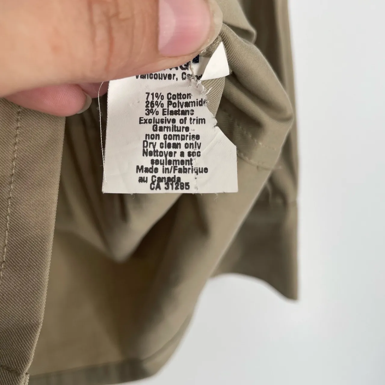 RON LEAL Women's Khaki Drawstring‎ Waist Flap Pockets Utility Jacket Size 8 Green - Image 10