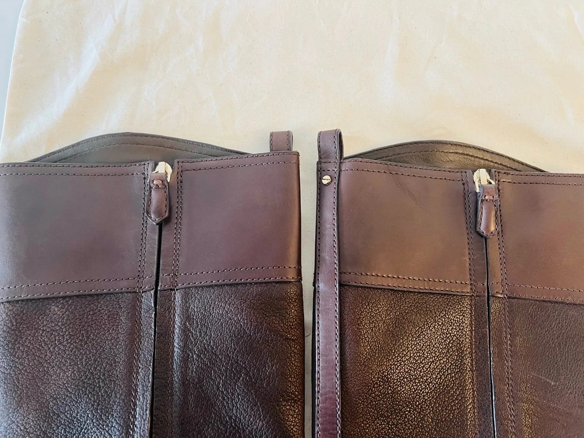 Tory Burch Tall Brown Leather Boots – Size 7.5 - Image 11