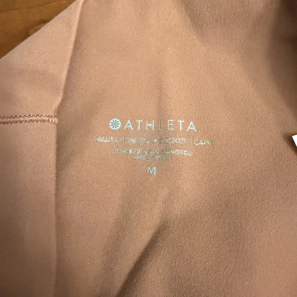 Athleta Salutation‎ Stash Palermo Pink 7/8 Leggings - Image 6