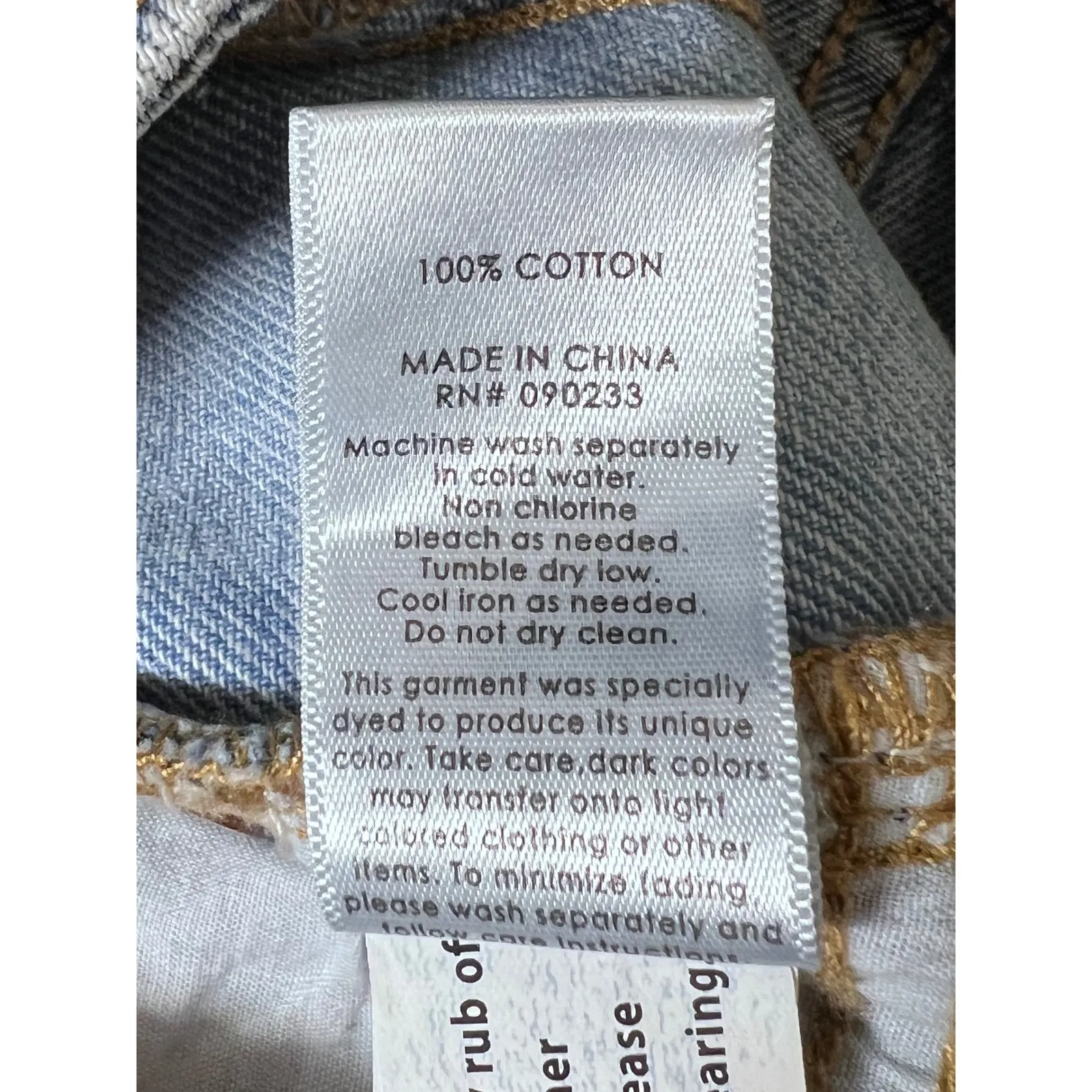 Pacsun Denim Retro Y2K Mini Skirt Light Wash Two Tone Frayed Hem Women's Size 25 - Image 4