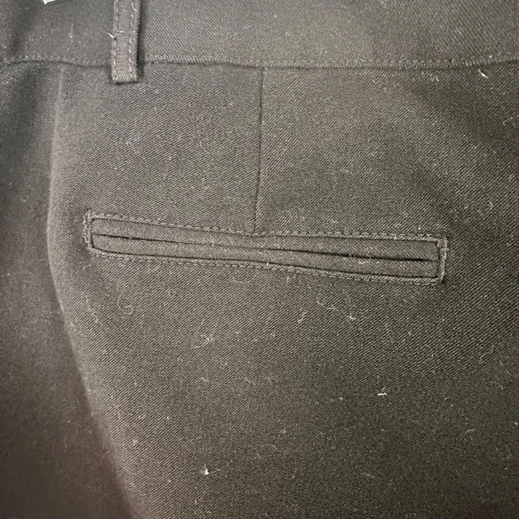 Anne Klein Size 6 Mid-Rise Ankle-Length Womens Pants Zipper Pockets Black - Image 9