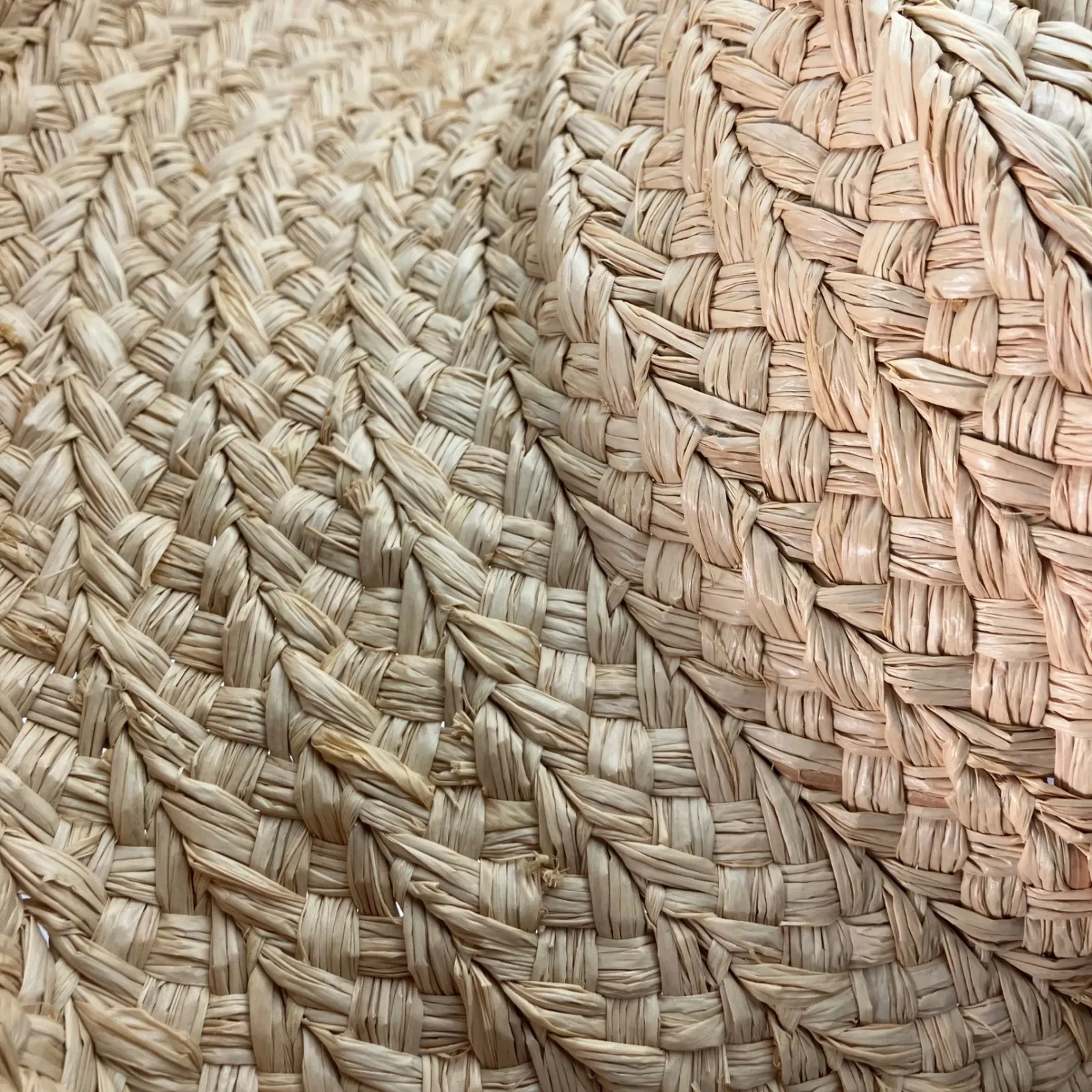 Helen Kaminski Australia 100% Raffia Wide Brim Woven Straw Sun Hat Natural Tan - Image 8