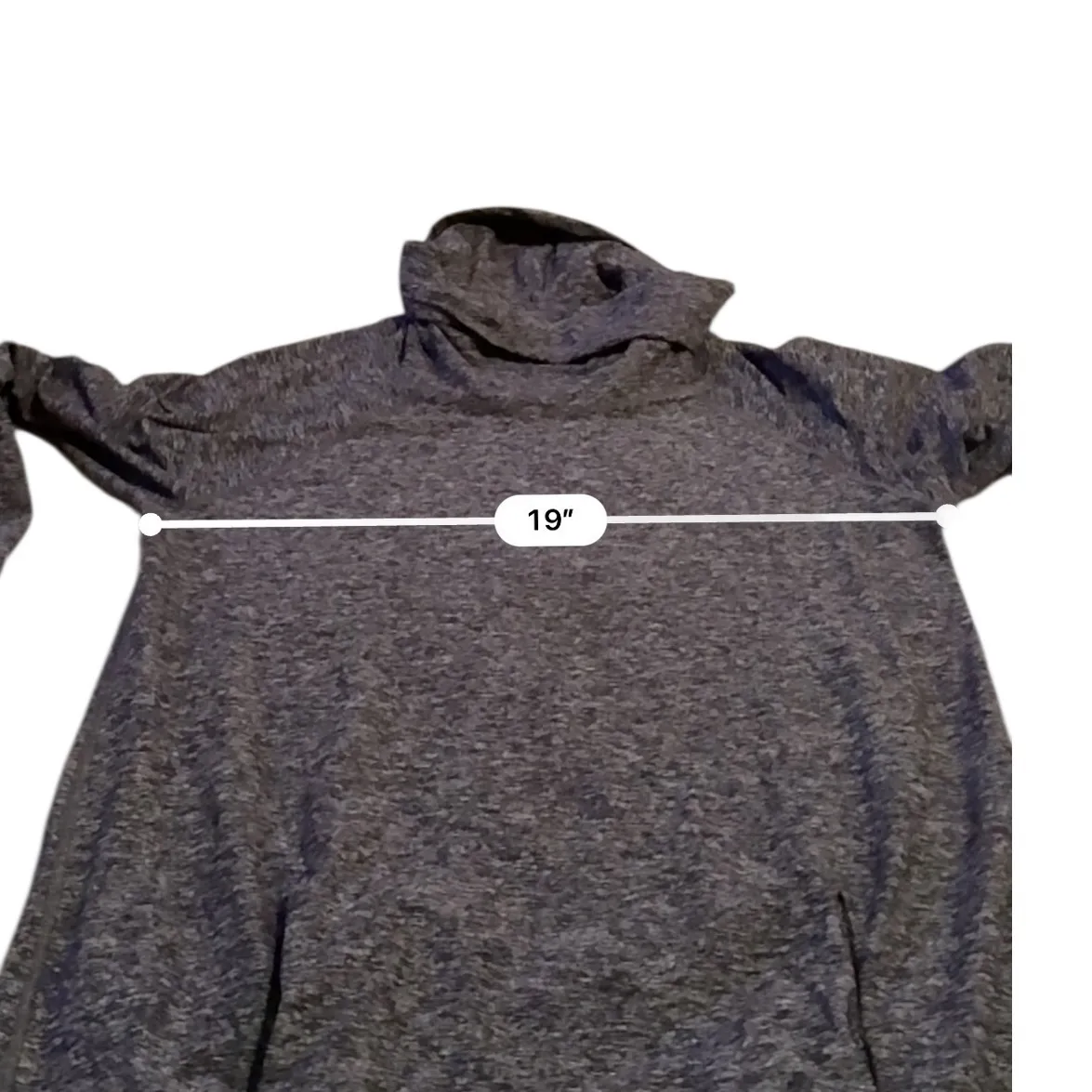 Lululemon Cowl‎ Neck Pullover Women's Size 8 Gray Make A Move Along Stretch Gym - Image 5