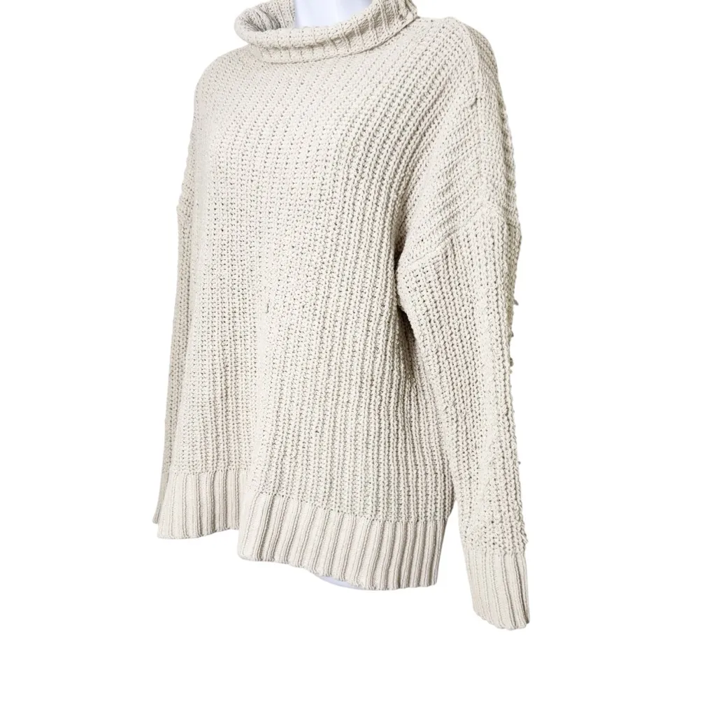 Aerie Oversized Chenille Turtleneck Sweater size XS - Image 4