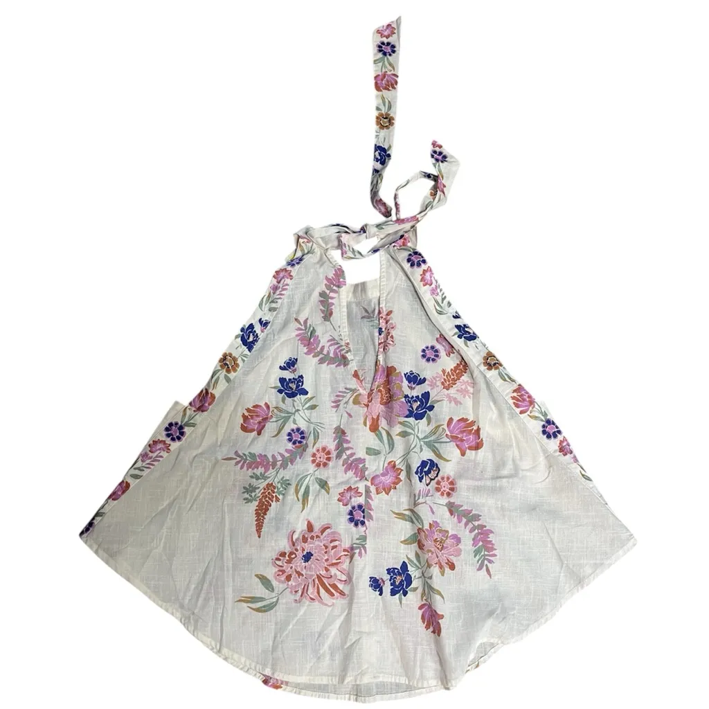 New XS Free People Emily Floral Halter Tank Top - Image 6