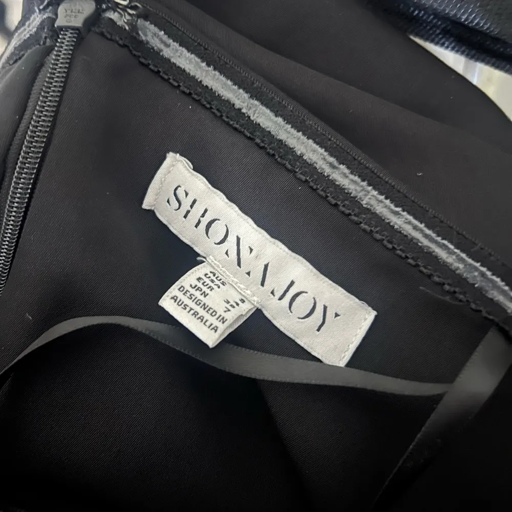 Shona Joy Strapless Frill Drape Maxi Dress - Image 5