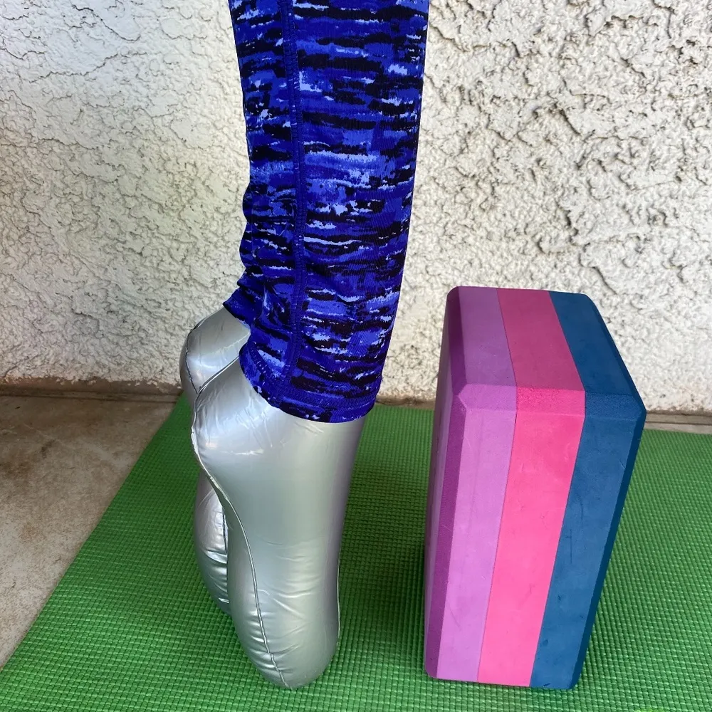 32 Degrees Women's Electric Blue Yoga Pants - Image 5