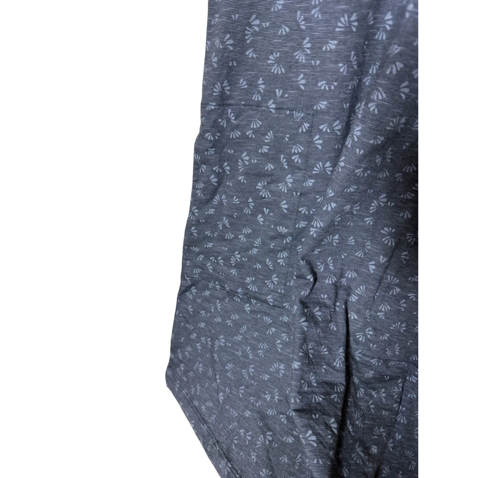 TOAD&CO Windmere Dress Blue Floral Print Organic Cotton Blend XS Gorpcore Eco - Image 8