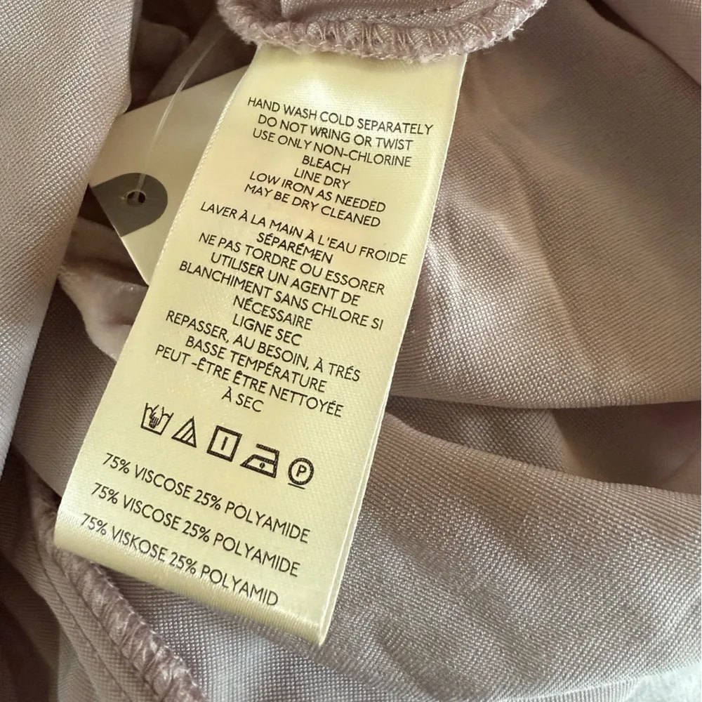 ANTHROPOLOGIE The Tilda Strapless Velvet Top Lavender Size M NEW - Image 6