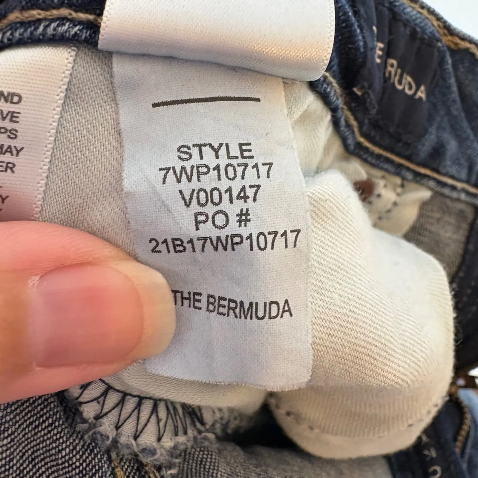 Lucky‎ Brand The Bermuda Women's Jean Shorts Dark Wash Denim Size 6/28 - Image 9