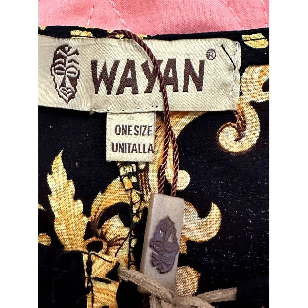 NWT Women’s Wayan Bohemian Caftans Loose Kimono Top One Size Black Size undefined - Image 4