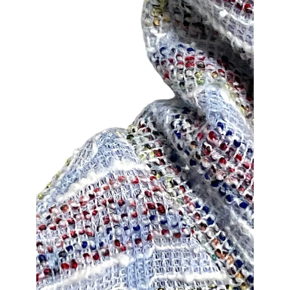 Akemi + Kin Mini Sleeveless Shift Mini Dress Stripe Multicolor Mock Neck Women S - Image 3