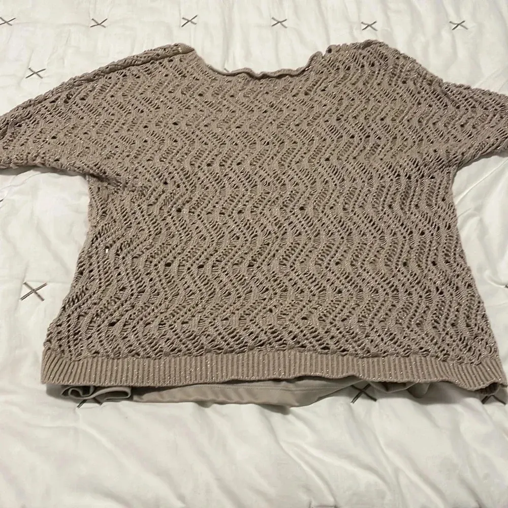 Dana Buchman L knit sweater with tank liner - Image 5