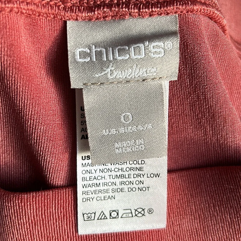 Chico’s New Women’s 2-Piece Double V-Neck Top and Wide Leg Ankle Pant Loungewear - Image 7