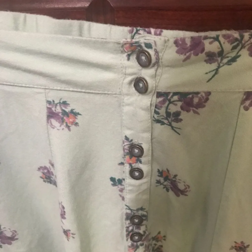 Kimchi Blue Draped Floral Mini Skirt with Pockets - Image 2