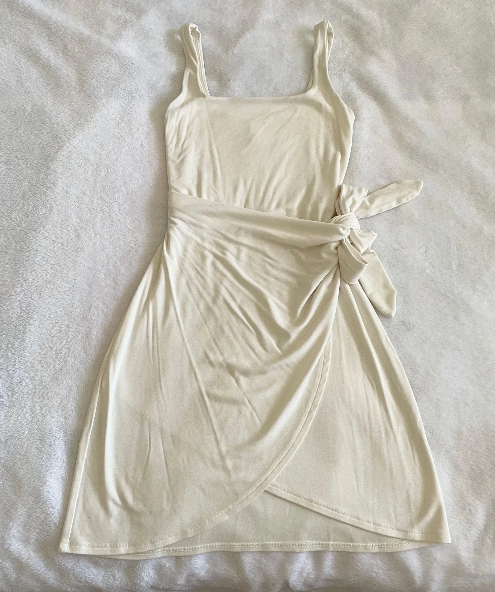 a line denim mini dress Z Supply Light Wash Cotton Keegan Jersey Denim Mini Dress