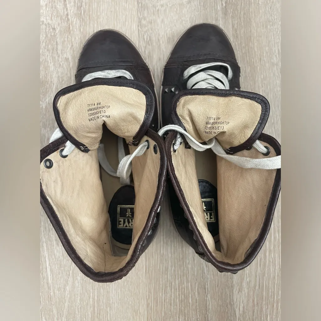 Frye  Kira Biker High Top Sneakers - Image 2