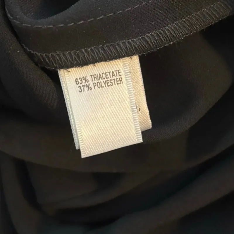 NEW St John Caviar Emma Dress Pants Trousers Plus Size 16 Black Minimal Capsule - Image 4