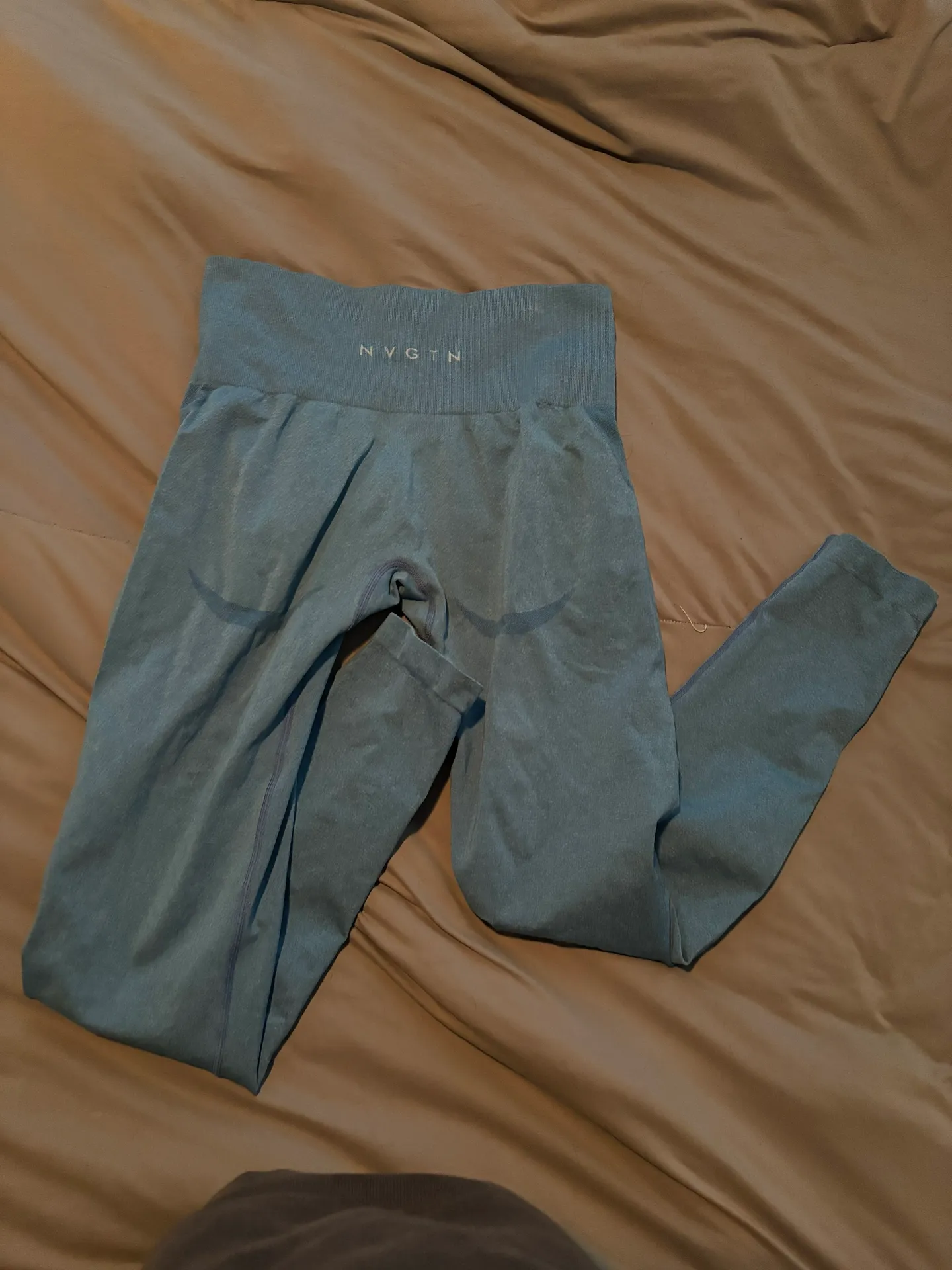 NVGTN Ocean Blue Contour Leggings - Image 6