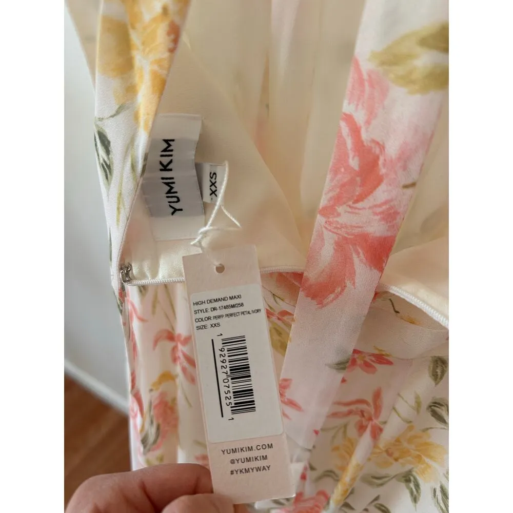 NEW NWT Yumi Kim High Demand Maxi Dress in Perfect Petal Floral Ivory XXS - Image 7