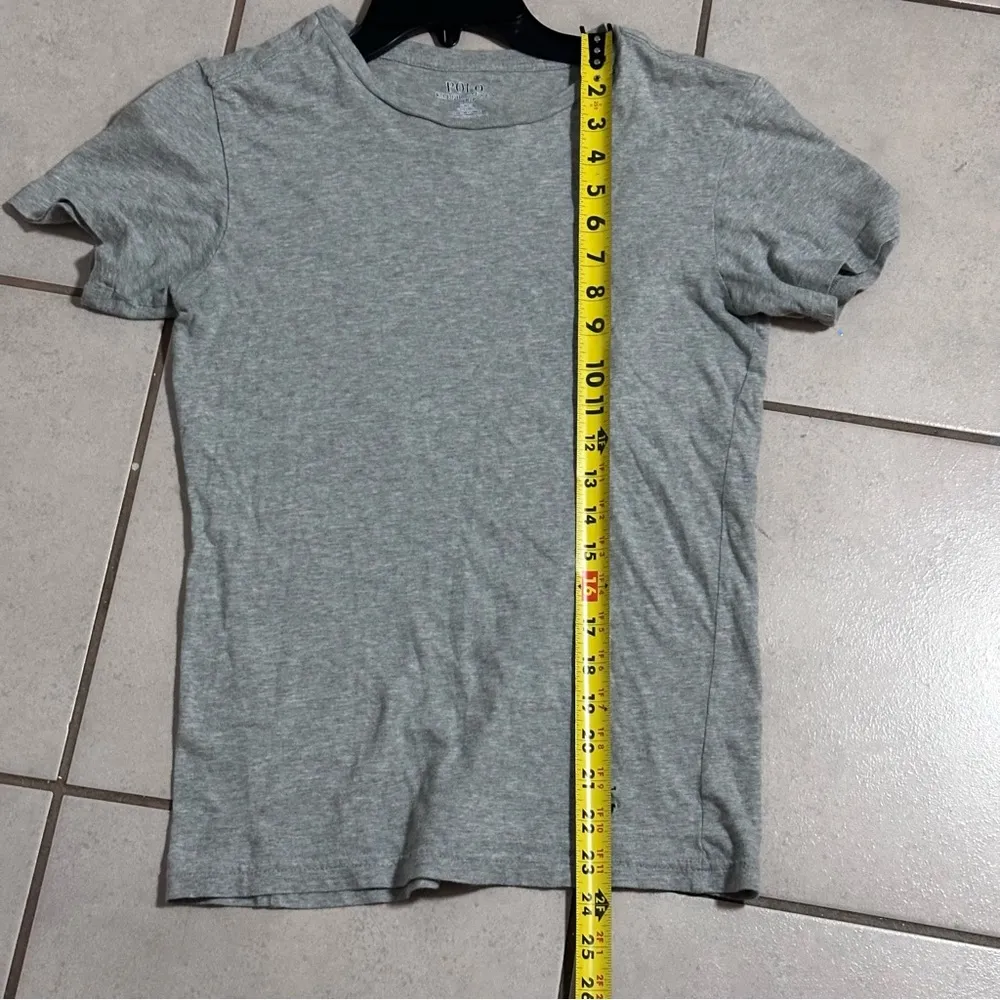 Polo by Ralph Lauren Women Gray T-Shirt Basic size S - Image 7