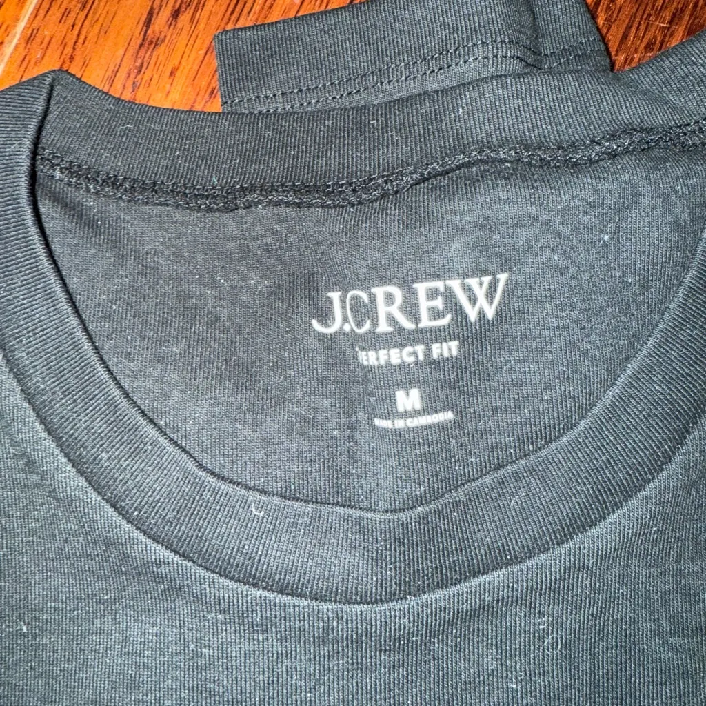 J.Crew Charcoal Effect Fit long sleeve top - Image 2