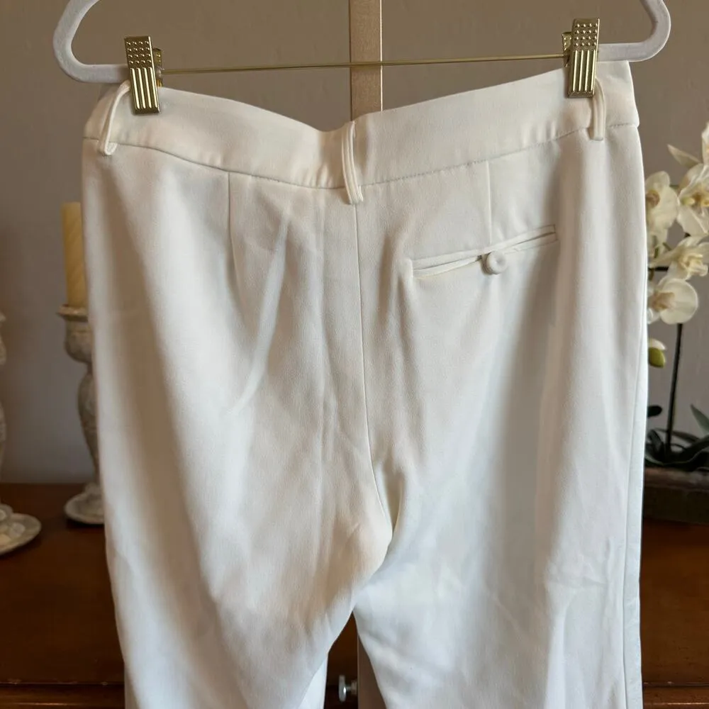 Haute Hippie White Crop Trousers Size 6 NWT – Retail $465 - Image 4